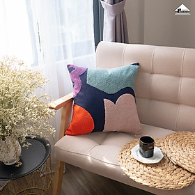 Mua Gối Tựa Lưng  Gối Sofa Bắc Âu Thêu Nổi Họa Tiết Đặc Sắc