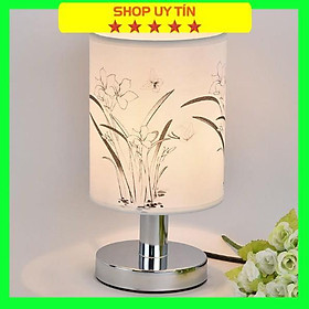 Mua Đèn ngủ để bàn vải lụa có điều chỉnh độ sáng cao cấp thiết kế phong cách HIỆN ĐẠI