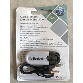 USB bluetooth âm thanh Dongle 4.0 tặng dây tín hiệu AV-3.5 kết nối