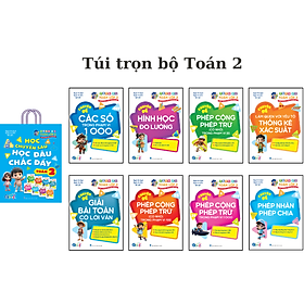 Túi Trọn Bộ Toán Học Chuyên Sâu Học Đâu Chắc Đấy Lớp 2 - Cả năm ( 8 Cuốn ) - Bản Quyền