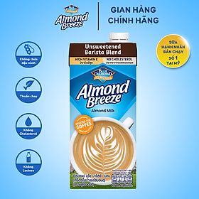 Blue Diamond - Sữa Hạt Hạnh Nhân ALMOND BREEZE Barista Blend Không Đường 946ml