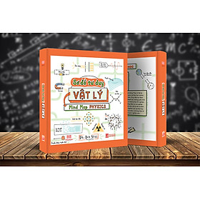 Sách  Sơ Đồ Tư Duy Vật Lý  Min Map Physics  Á CHÂU BOOKS - Tổng Hợp Kiến Thức Vật Lý Dưới Sơ Đồ Tư Duy - Cách Học Vật Lý Ưu Việt - Á Châu Books, Bìa 