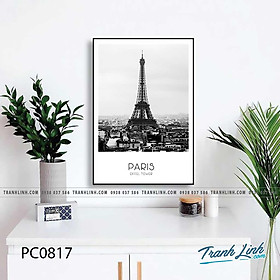 Hình ảnh Tranh canvas tháp Eiffel Paris