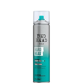 Keo xịt tóc cực kỳ giữ nếp cấp độ 6 HARD HEAD TRAVEL SIZE 385ml [ THẾ HỆ MỚI TIGI ]- Chính Hãng