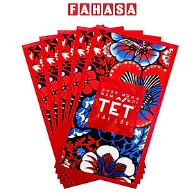 Bộ 5 Bao Lì Xì Hoa Tết Bính Ngọ 2026 - Futurebook L384 - Tết Tài Lộc