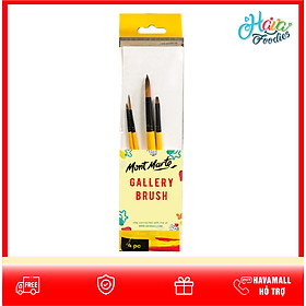 Cọ Acrylic Mont Marte – Gallery Series Brush Set Acrylic