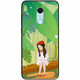 Ốp lưng dành cho Xiaomi Redmi Note 4x mẫu Cô Gái Mũ Tiêu Đỏ