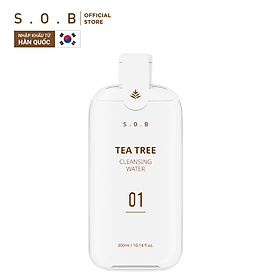Hình ảnh Nước tẩy trang S.O.B Tẩy trang dịu nhẹ giữ ẩm Tea Tree Cleansing Water