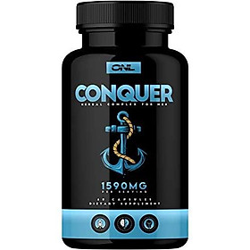 Conquer Premium Fertility Supplement for Men - Support Sperm Count, Motility, Volume - All Natural Energy Booster - Healthy Herbal Complex - 1 Month Supply