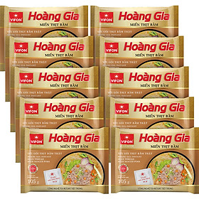 Thùng 18 Hoàng Gia Miến Thịt Bằm VIFON (105g/Gói)
