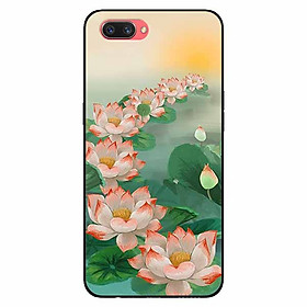 Ốp lưng in cho Oppo A3s/ A5 2018 Mẫu Bảy Đóa Sen