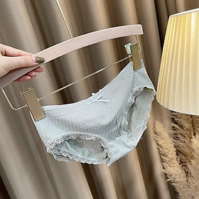 Quần lót nữ cotton đính nơ dễ thương, kháng khuẩn cao mềm mịn Cao Cấp
