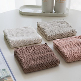 Mua Khăn mặt sợi Microfiber cao cấp mềm mịn  bông xốp thấm hút số 1 kích thước 30x30cm Bobia