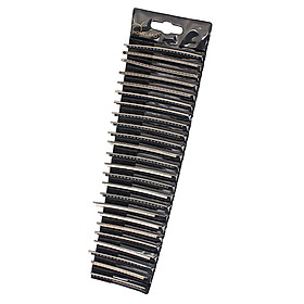 24 Pieces Bass Guitar Fret Wire Bass Guitar Replacement for Musical Parts Nickel 238x69x50mm