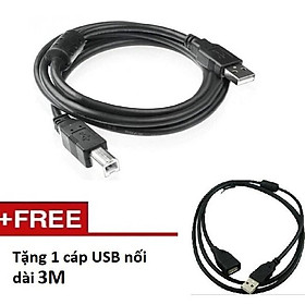 Mua Cáp máy in cổng USB dài 3M chống nhiễu Tặng cáp USB nối dài 3M