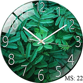 Đồng hồ treo tường TRANG TRÍ mika phu gương đường kinh 35cm( MS 22)