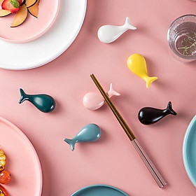 Mua Gác đũa sứ   gác đũa cá heo nhiều màu pastel