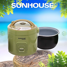 Nồi cơm điện nắp gài sunhouse mama shd8265g - hàng chính hãng