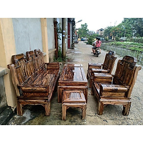 Mua Bộ  Bàn Ghế Phòng Khách Âu Á Gỗ Chương Voi Gỗ tràm