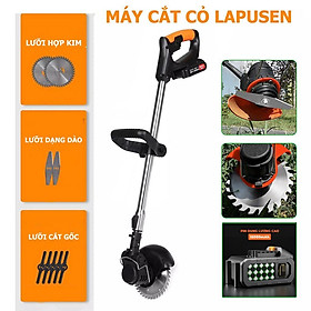 Mua Máy Cắt Cỏ Tỉa Cành Cầm Tay LAPUSEN - Công Suất 1800W- Máy Cắt Cỏ Chạy Bằng Pin -