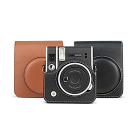 Mini 40 Retro PU Protection Bag Bìa vỏ bọc cho Fujifilm Instax Instant Film Photo Camera với vai Dây đeo có thể tháo rời
