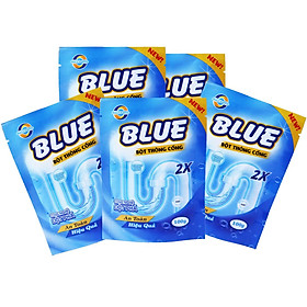 Combo 5 gói thông tắc đường ống cực mạnh 100g Blue