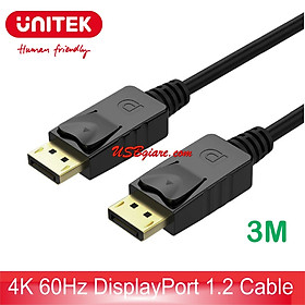 Mua CÁP DISPLAYPORT 3(M) CHUẨN 1.2 4K 60HZ UNITEK Y-C609BK