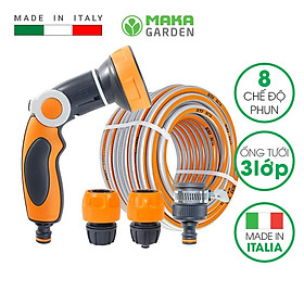 Mua COMBO VÒI TƯỚI CẦM TAY 8 KIỂU PHUN GF - Ý
