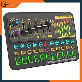 Mua Sound card K500 chuyên thu âm  livestream  karaoke online cao cấp