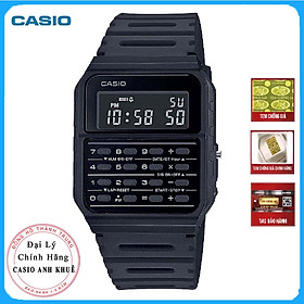 Đồng hồ nam dây nhựa Casio Standard chính hãng CA-53WF-1BDF
