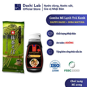 Combo Nước Dùng HAPPO DASHI Nhật Bản DASHI LAB 340g Và 1 Gói MÌ SOBA