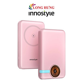 Sạc dự phòng từ tính không dây Innostyle PowerMag Duo 2 in 1 10000mAh IW202 - Hàng chính hãng