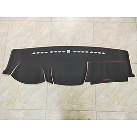 Thảm Taplo Xe hyundai SOLATI 2008-2023 loại da dày cao cấp 3 lớp chống trượt Da Carbon đen