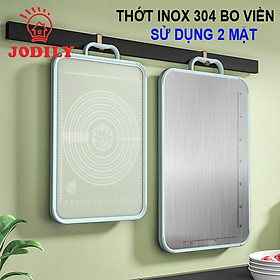 Thớt Inox 2 Mặt Cao Cấp - 01 Mặt Inox 304 01 Mặt Nhựa PP Sử Dụng Đa Năng