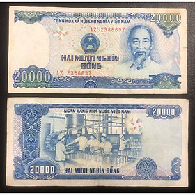 Mua Tờ 20 ngàn đồng 1991 Xưởng sản xuất đồ hộp  bộ tiền giấy cotton huyền thoại