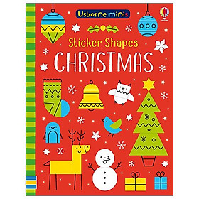 Usborne Minis Sticker Shapes Christmas