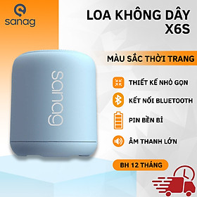 Loa Bluetooth Sanag X6 Plus Bản Mở Rộng, chống nước IPX5. Hỗ Trợ Kết Nối Bluetooth 5.0, Thẻ Nhớ, Nhiều Màu Sắc - Hàng chính hãng