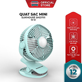 Mua Quạt sạc mini SUNHOUSE SHD7111 - Hàng chính hãng