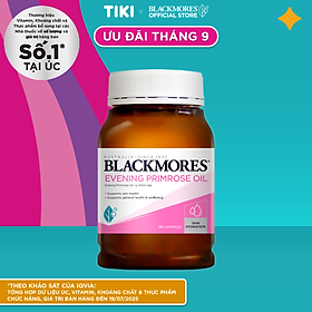 Tinh Dầu Hoa Anh Thảo Hỗ Trợ Cân Bằng Nội Tiết Tố Blackmores Evening Primrose Oil Lọ 190 Viên