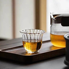 Chén Thủy Tinh Dùng Uống Trà Bằng Thủy Tinh Chịu Nhiệt Cao Cấp Dung Tích 100 ml