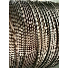 Mua Cáp Thép Đen Thay Thế Tời Điện - Phi 8 ( 8mm ) - Lõi Bố ( Mềm Dẻo )
