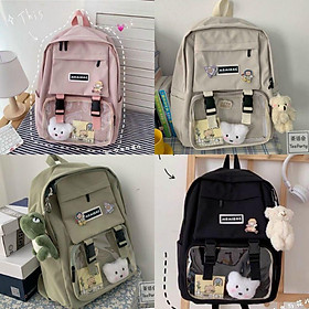 Hình ảnh balo thời trang nam nữ MiNiBag ulzzang laptop đi học balo giá rẻ