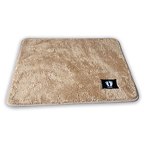 Mua Thảm len lau chân phòng ngủ phòng tắm logo bàn chân kích thước 38*58cm thấm hút nước tốt  chống trượt GD701-TBanChan