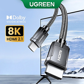 Cáp HDMI 2.1 Cao cấp Ugreen 70319 70320 70321 (ULTRA HD 8K@60Hz 48Gbps) HD135 hàng chính hãng