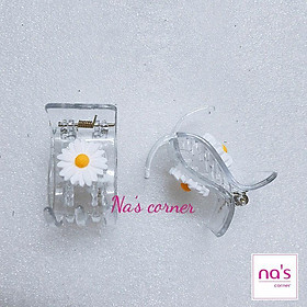 Kẹp tóc càng cua 5 răng nhiều mẫu Gắp tóc gấp tóc trong đục nhám bóng trơn