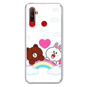 Ốp Lưng Điện Thoại Realme C3 - Silicone Dẻo - 01286 0061 BROWN04 - Hàng Chính Hãng