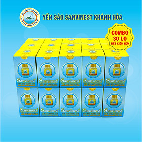 [Combo 30 lọ] Nước yến sào Sanvinest Khánh Hòa dành cho người cao tuổi đóng lọ 70ml