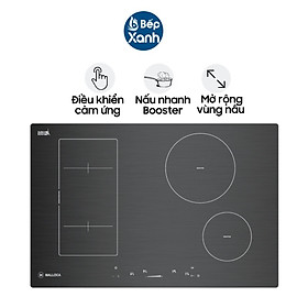 Mua Bếp từ 4 vùng nấu Malloca MH-04I BM - Hiệu ứng Metalic Black độc đáo - Hàng Chính Hãng