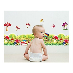 Decal hàng rào nấm EB105