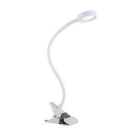 Clip on Light Adjustable USB Aluminum Reading Lamp for Book Reading Dorm Room Desk